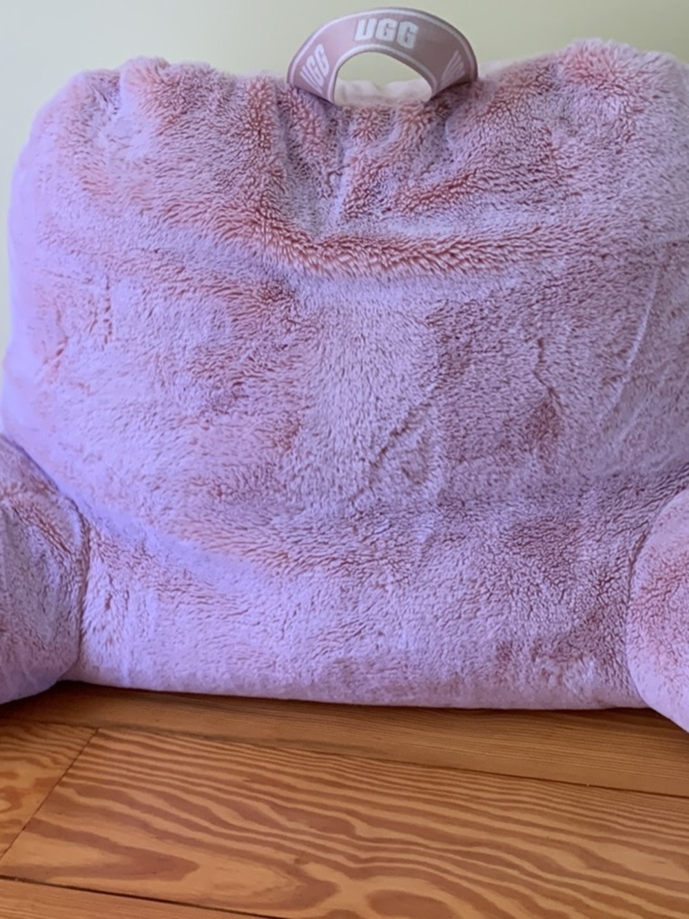 UGG Plush Lavender Reading Pillow with Branded Handle